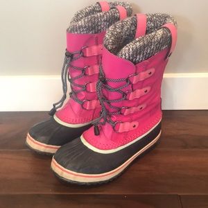 Pink Sorel Boots